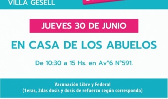 COVID-19: CAMPAA DE VACUNACIN EN LA CASA DE LOS ABUELOS